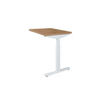 Ergonomisch verlengstuk bureau met wit metalen onderstel en robson oak bladmaat 80x60 cm. - Verlengstuk voor OFI Bureaus OFI CONNECT - Modulaire Uitbreiding - Office Furniture Interior