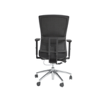Ergonomische zwarte bureaustoel OFI PRIME met ademende mesh rug en chromen onderstel. - Bureaustoel OFI PRIME – Ergonomisch NPR 1813 - Office Furniture Interior