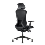 Ergonomische zwarte bureaustoel met hoge rugleuning en verstelbare armleuningen. - Bureaustoel OFI ELITE – Ergonomisch NEN-EN 1335 - Office Furniture Interior
