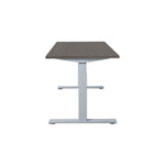 Ergonomisch elektrisch zit-sta bureau met antraciet blad en lichtgrijs frame. - Elektrisch Zit-Sta Bureau OFI DYNAMO – NPR 1813 & Ergonomisch - Office Furniture Interior