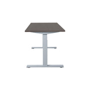 Ergonomisch elektrisch zit-sta bureau met antraciet blad en lichtgrijs frame. - Elektrisch Zit-Sta Bureau OFI DYNAMO – NPR 1813 & Ergonomisch - Office Furniture Interior