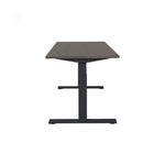 Zwart ergonomisch elektrisch zit-sta bureau met verstelbaar frame en rechthoekig blad. - Elektrisch Zit-Sta Bureau OFI DYNAMO – NPR 1813 & Ergonomisch - Office Furniture Interior