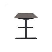 Zwart ergonomisch elektrisch zit-sta bureau met verstelbaar frame en rechthoekig blad. - Elektrisch Zit-Sta Bureau OFI DYNAMO – NPR 1813 & Ergonomisch - Office Furniture Interior