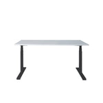 Ergonomisch zwart elektrisch zit-sta bureau met wit blad 120x80 cm. - Elektrisch Zit-Sta Bureau OFI DYNAMO – NPR 1813 & Ergonomisch - Office Furniture Interior