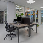 Ergonomische zwarte bureaustoel OFI FLEX met verstelbare rugleuning en zitting. - Bureaustoel OFI FLEX – Ergonomisch NPR 1813 - Office Furniture Interior