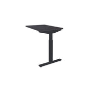 Zwart ergonomisch verlengstuk bureau met verstelbaar onderstel en modern design. - Verlengstuk voor OFI Bureaus OFI CONNECT - Modulaire Uitbreiding - Office Furniture Interior