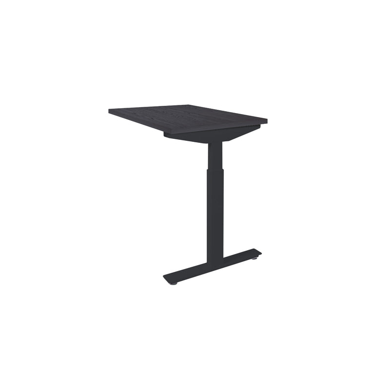Zwart ergonomisch verlengstuk bureau met verstelbaar onderstel en modern design. - Verlengstuk voor OFI Bureaus OFI CONNECT - Modulaire Uitbreiding - Office Furniture Interior