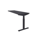 Ergonomisch zwart verlengstuk met verstelbaar onderstel voor OFI CONNECT bureau. - Verlengstuk voor OFI Bureaus OFI CONNECT - Modulaire Uitbreiding - Office Furniture Interior