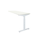Ergonomisch wit verlengstuk voor OFI bureau met verstelbaar metalen onderstel. - Verlengstuk voor OFI Bureaus OFI CONNECT - Modulaire Uitbreiding - Office Furniture Interior