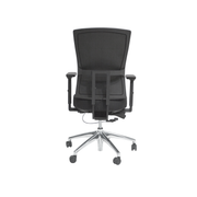 Ergonomische zwarte bureaustoel OFI PRIME met ademende mesh rug en chromen onderstel. - Bureaustoel OFI PRIME – Ergonomisch NPR 1813 - Office Furniture Interior